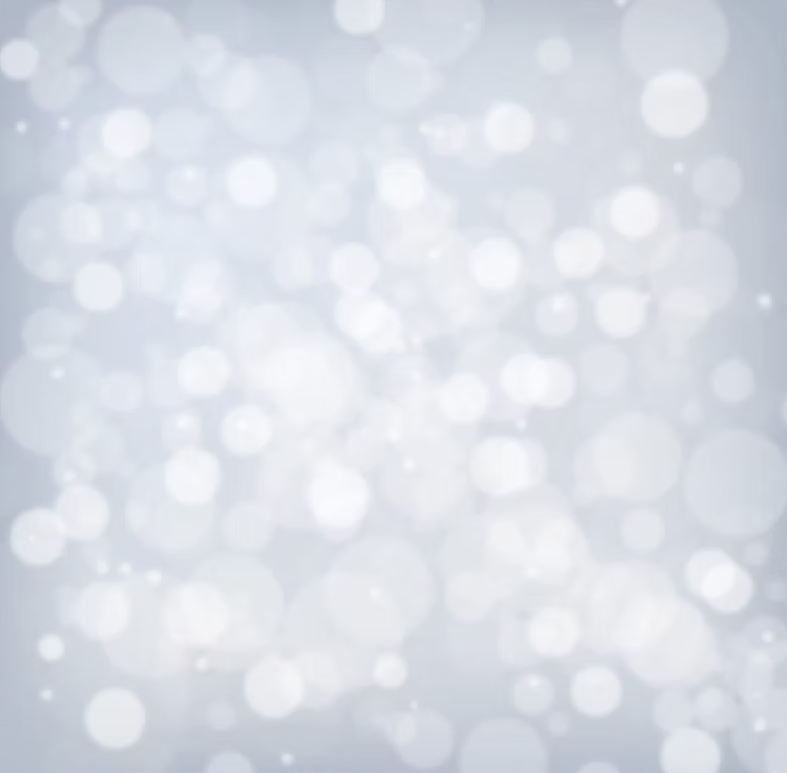Blue Bokeh Flakes