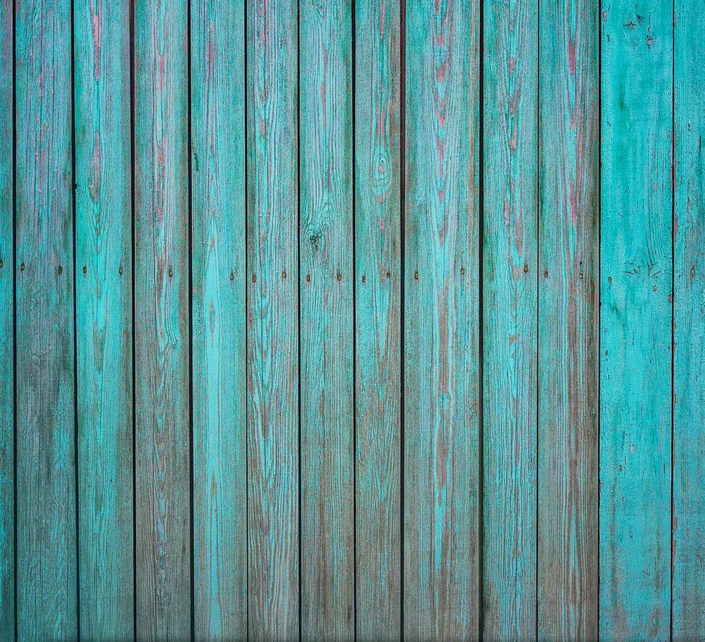 Teal Wood Planks